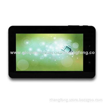 MID with 7-inch Touch Screen, Supports Wi-Fi, 3G and G-sensor, 800 x 480-pixel Resolution
